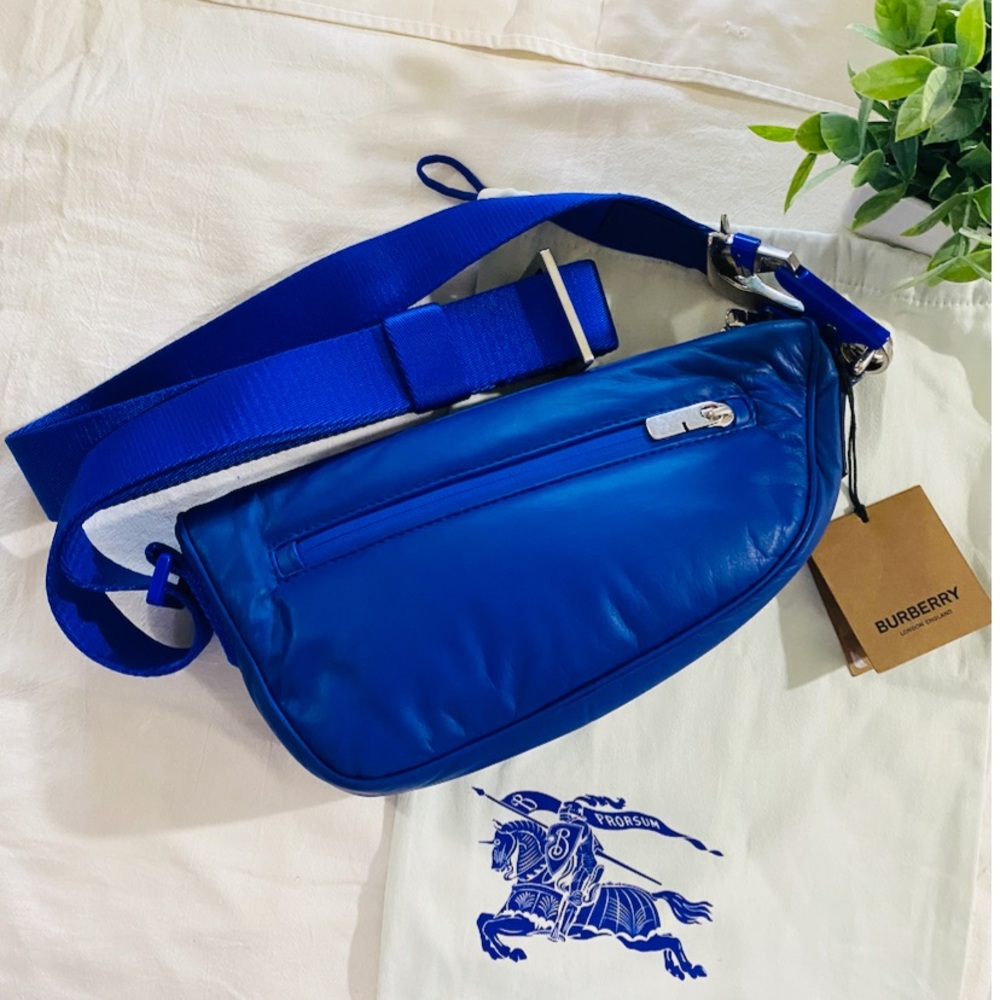 Burberry Blue Men's Crossbody (Sling) Bag NWT